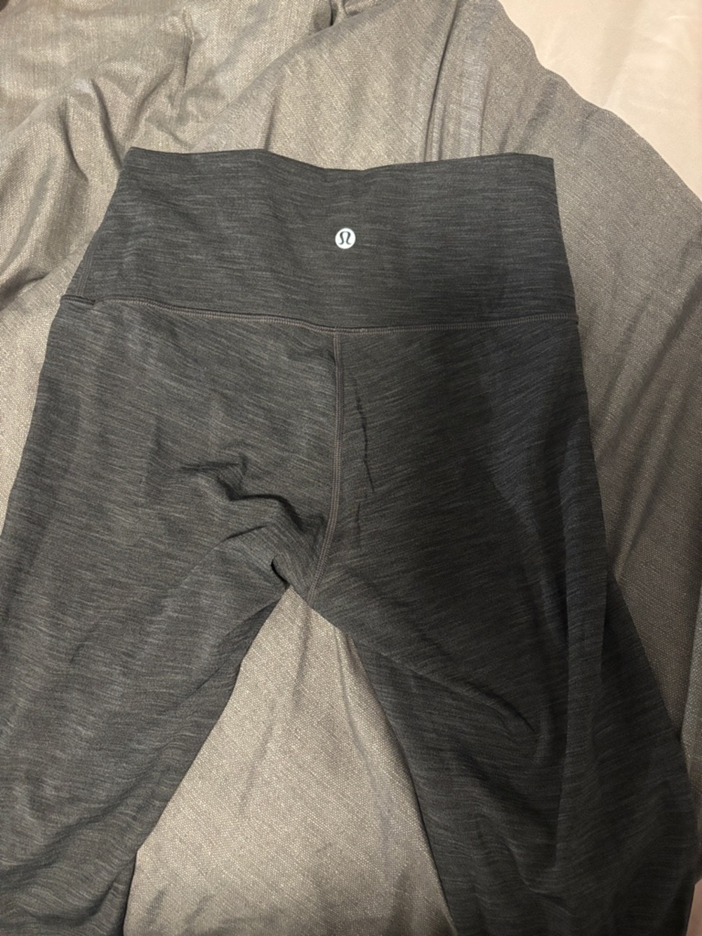 lululemon athletica Girls' Dark Charcoal Gray Leggings